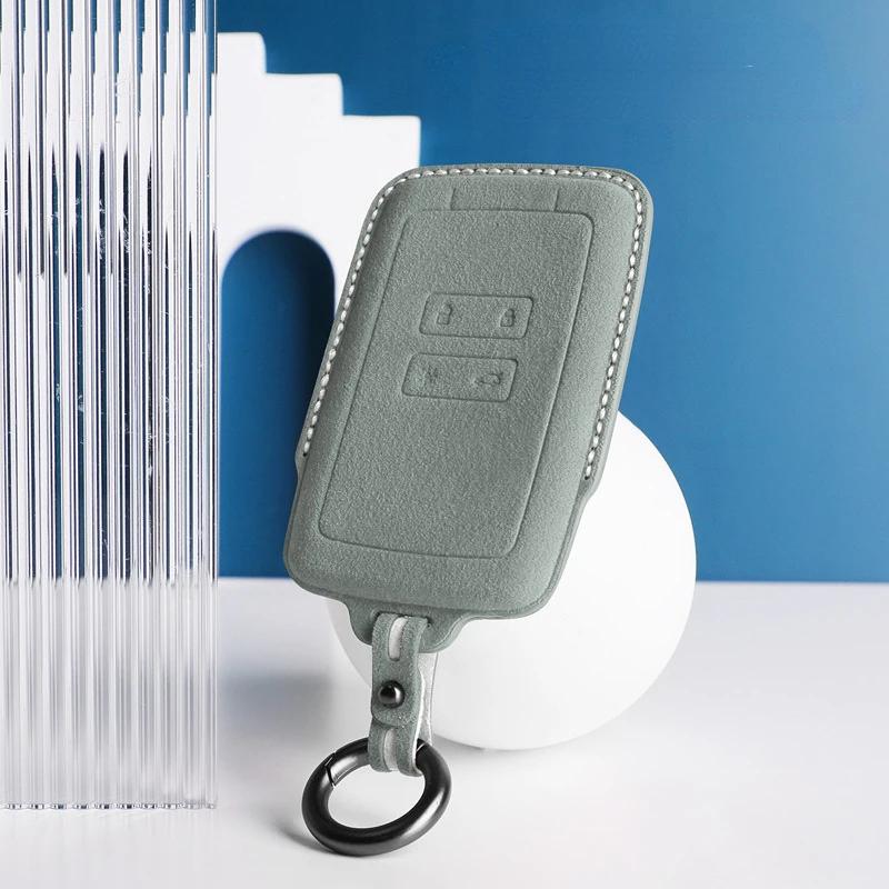 

Top Suede Car Key Case Cover For For Renault Koleos Kadjar Captur Megane Talisman Espace Clio Zoe Scenic 4 Arkana Dacia Sandero