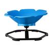 Kids Swivel Chair, 220 Lbs Capacity, Cylinder Shape Sensory Spinning Chair, Autistic Kids Sensory Toy Seat with Non-Slip Metal Base, Toddler Sit &