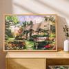 MISITU Micro Piece Jigsaw Puzzle, 1000 Pieces, Landscape Painting, Flower Garden, Nature, Gift, Birthday, Christmas, Stylish Interior, Mountain Cabin