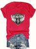 Women's Cross-Border Fashion Round Neck T-Shirt