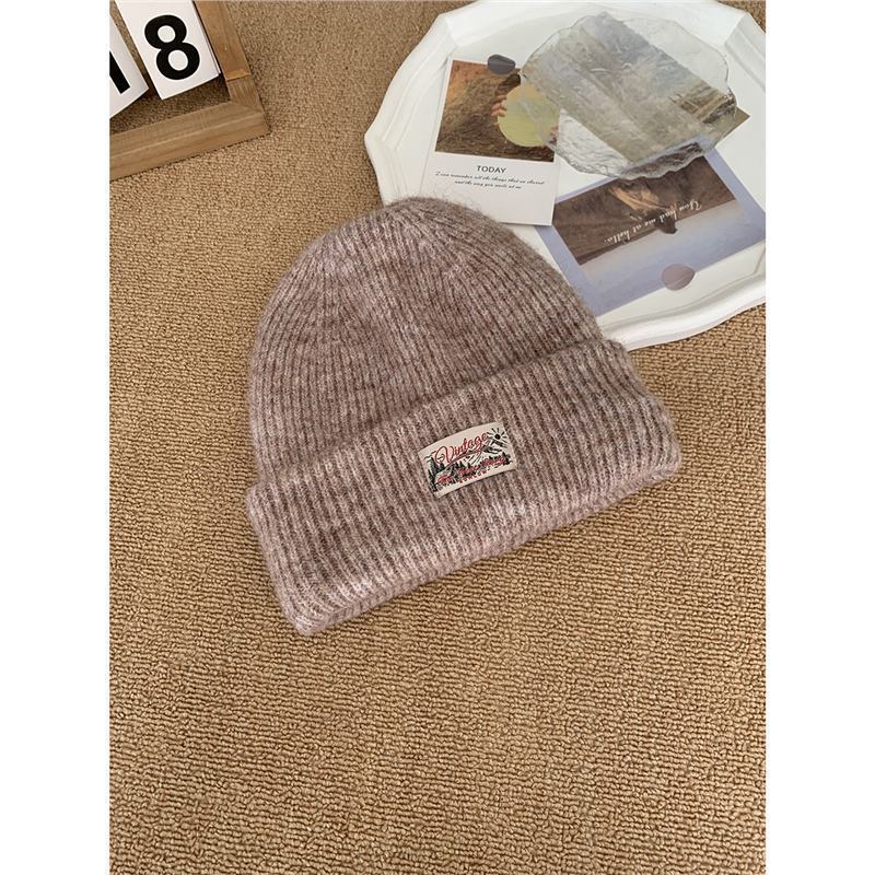 Cotton Knitted Beanie Hat For Women With Warm Coverage For Winter Outdoor Activities