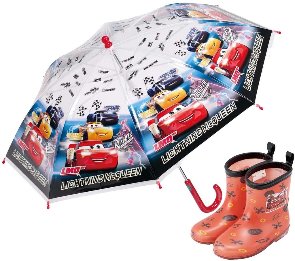 Skater Children's Disney Cars Rain Boots with Reflective Tape, Size 16cm, RIBT16-A