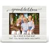 FONDCANYON Grandchildren Fill a Space In Your Heart That You Never Knew Was Empty Picture Photo Frame,Grandparents Day Birthday Gifts for