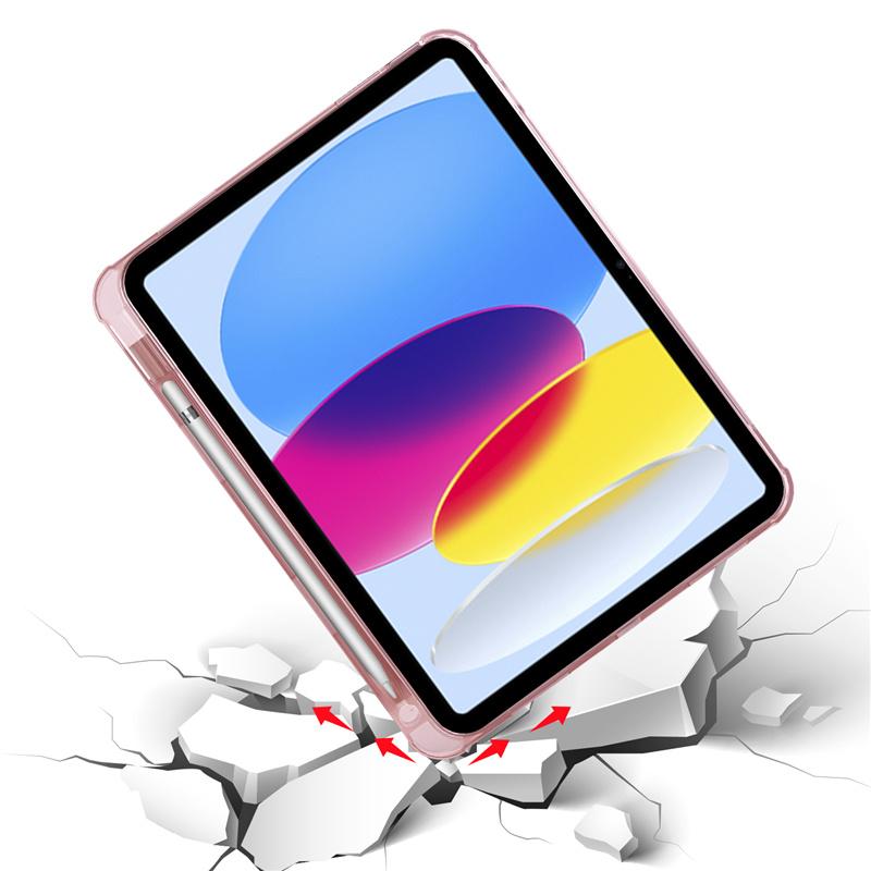 Funda for IPad 10 11 Generation Case PU Leather Soft Back Fold Stand Cover for IPad A16 2025 10th 11th Gen Case with Pen Holder
