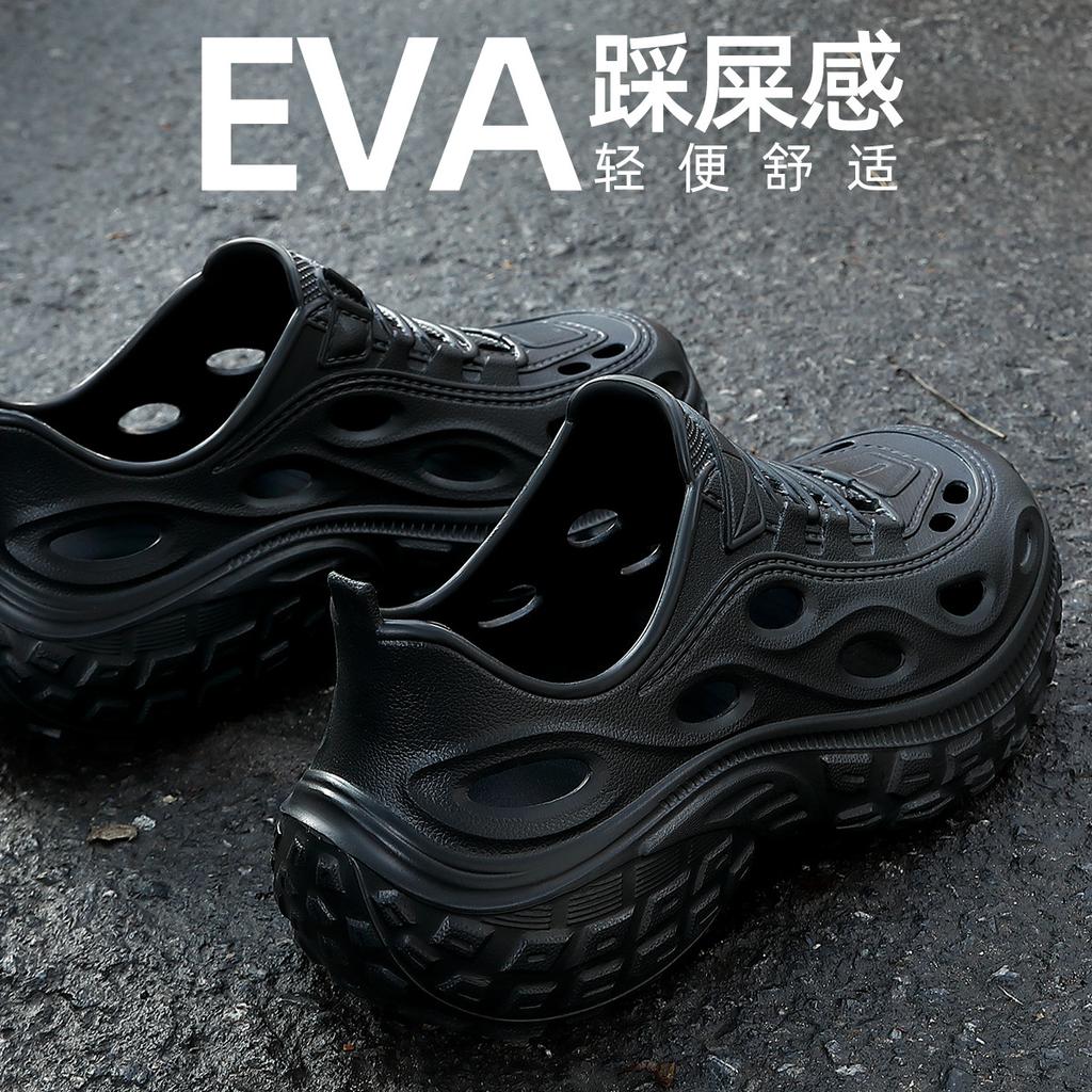 Hole shoes, new summer models, beach creek shoes, breathable, non-slip and wear-resistant bag head cool slippers