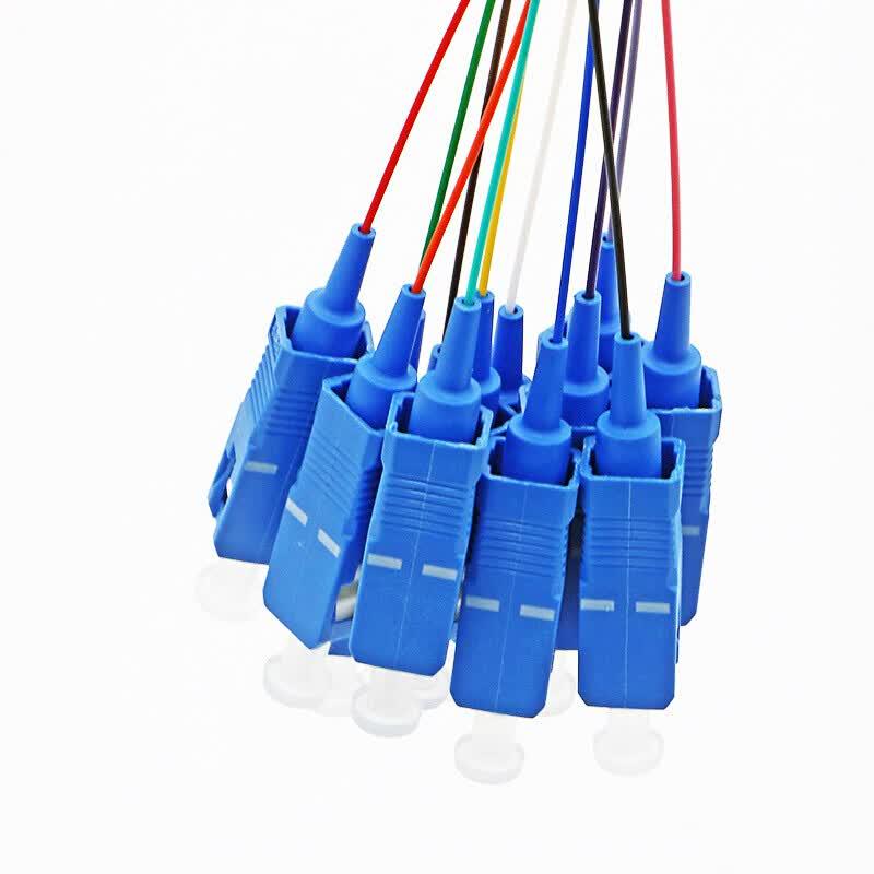 SC Singlemode 12-Core Fiber Optic Pigtail