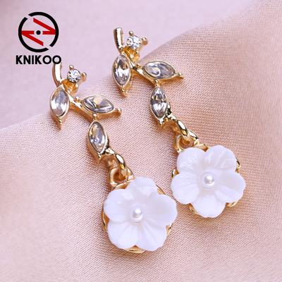 Long Earrings For Women Fashion Flower Earrings Jewerly For Wedding Party Gifts Earrings
