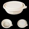 360ml Disposable Corn Starch Bowl with Lid, 50 Count