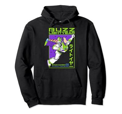 Disney Pixar Toy Story 4 Buzz Lightyear Kanji Poster Hoodie