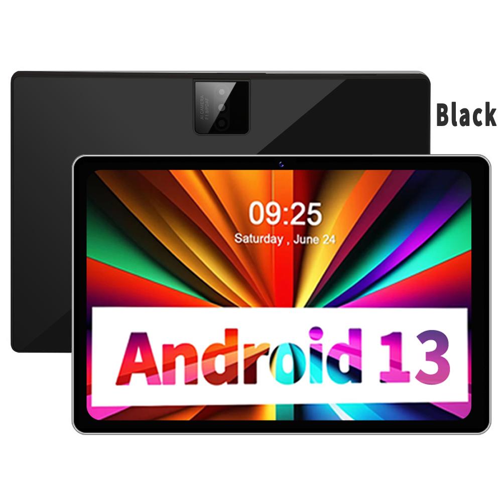 

BDF 10.1-дюймовый планшет 4 ГБ + 64 ГБ Android 13 Звонки SIM-карта 3G Восьмиядерный FM Wi-Fi Bluetooth IPS-дисплей Tab add accessories чёрный