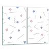 Tagliere in Vetro 2X 30X52 Mosaico