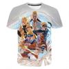 Kids Anime Naruto Uzumaki Sasuke 3D Full Print T-shirt Boys Girls Short Sleeve Casual Oversized Naruto Fan