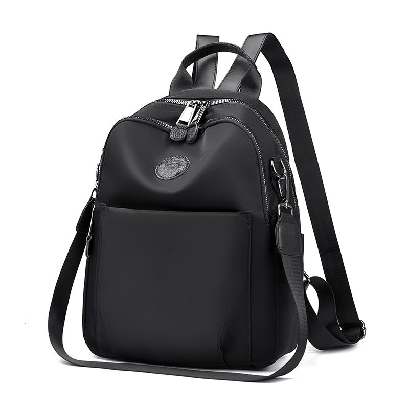 Oxford Backpack Women's Fashionable Casual School Bag Lightweight Travel Rucksack with Adjustable Strap