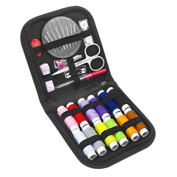 Kit de cusut portabil cu 86 de piese cu geantă din pânză Oxford