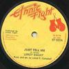 7inch Record LEROY SMART  THE THING MUSIC COMPA  Just Tell Me  Smart Dub Wise EF020 Ethnic Fight 1975 UK Reggae Ska  Dub Used