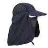 Sun Protection Hat Windproof Sand Prevent with Neck Cover for Outdoor Fishing Hiking CampingNavy Blue