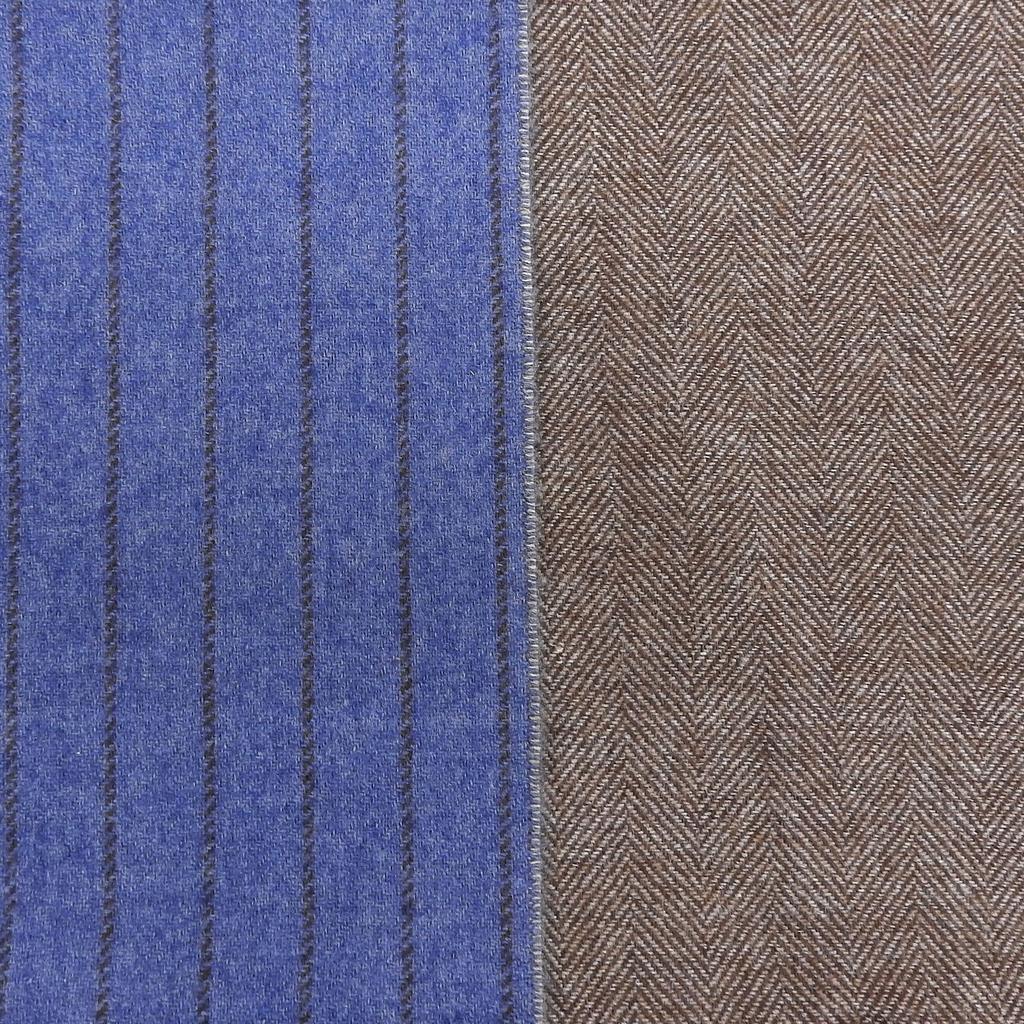 Excellent Dunhill Scarf blue cashmere mens Used