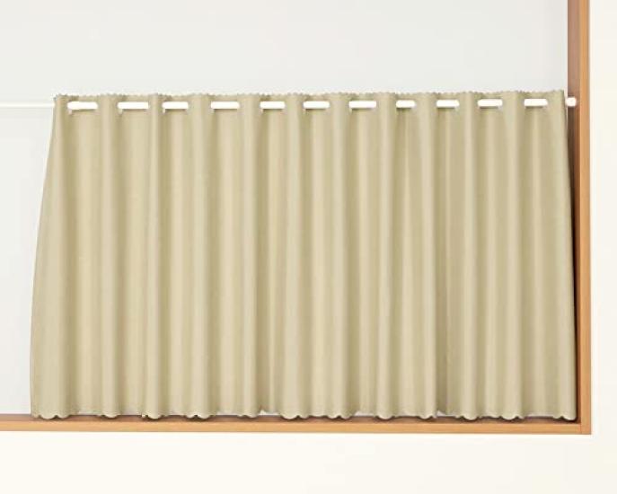 

Light Blocking Cafe Bonded Insulated and 5346 Sand Gray 190cm Wide x 70cm Single Thick Wide, 100% Curtain, Fabric, Soundproof, Connor IV, Long,