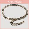 Fashionable Womens Metal Waist Chain With Engraved Elements For Daily Casual Wear