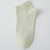 Women's Low-Cut Pure Cotton Breathable Socks - Spring/Autumn, Sweat-Absorbent, Odor-Resistant, Thin Summer Style, White