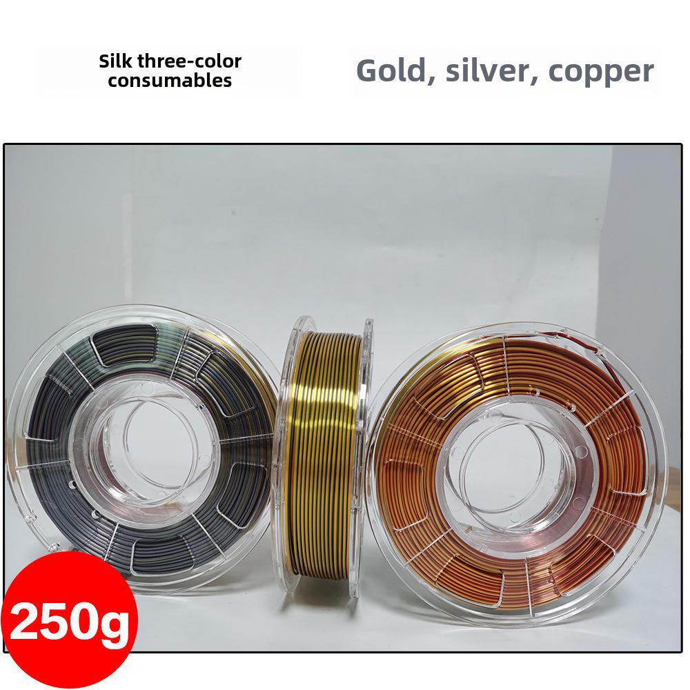 

3DSWAY Silk Rainbow Gradient PLA нить для 3D-принтера, многоцветная, 1 кг 250g