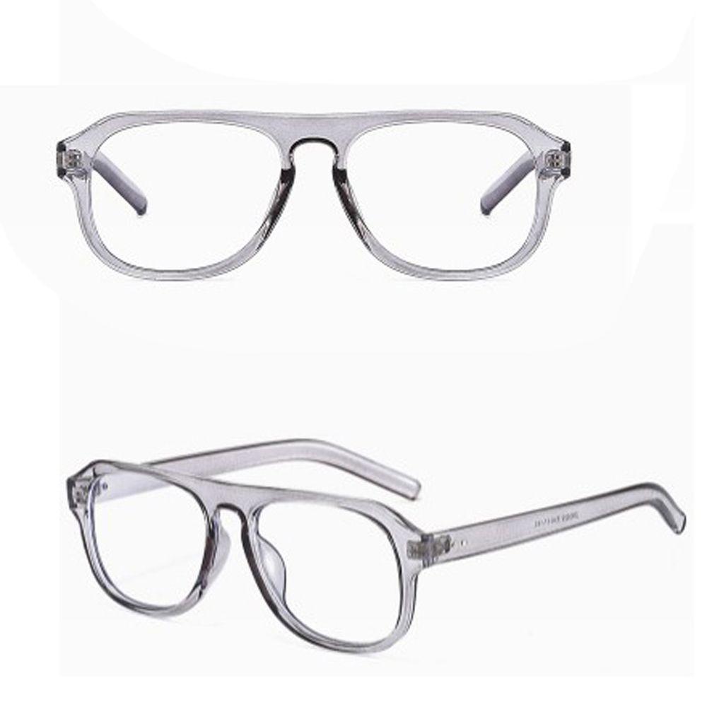 Transparent Polygon Frame Eyewear Optical Glasses Anti Blue Light Glasses Computer Eyeglasses