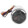 Oil Pressure Gauge Pointer 52mm 2.0in 10‑184 Ohm  Colourful Backlight Adjustable Universal for Cars BoatsBlack