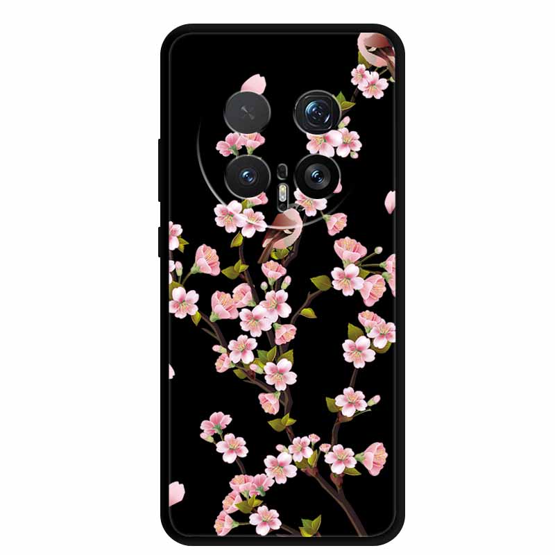 Cartoon Case For Honor Magic8 Pro 5G Case Black Silicone TPU Soft Back Cover For Honor Magic8Pro 2025 Case Shockproof Funda Para