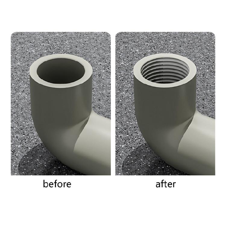 Internal Thread Opener Ensures Precise Thread Cutting for Creating Clean Thread Plumbing Installations and Maintenance