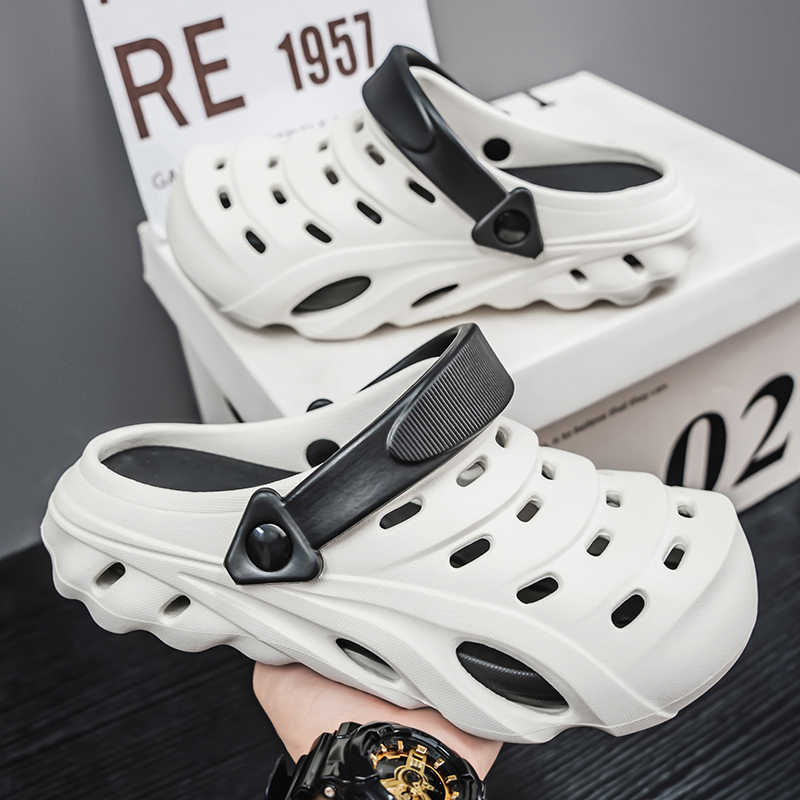 Fashion Super Lightweight Without Back Men's Fashion Sandals Slippers Flip Flops Flip Flops Shoes White Boots For Men Sneakers