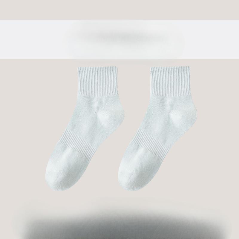 

Summer Pure Cotton Boneless Sports Women s Long Socks, All-cotton Sweat-absorbing and Anti-pilling Casual Long Socks 1 pair