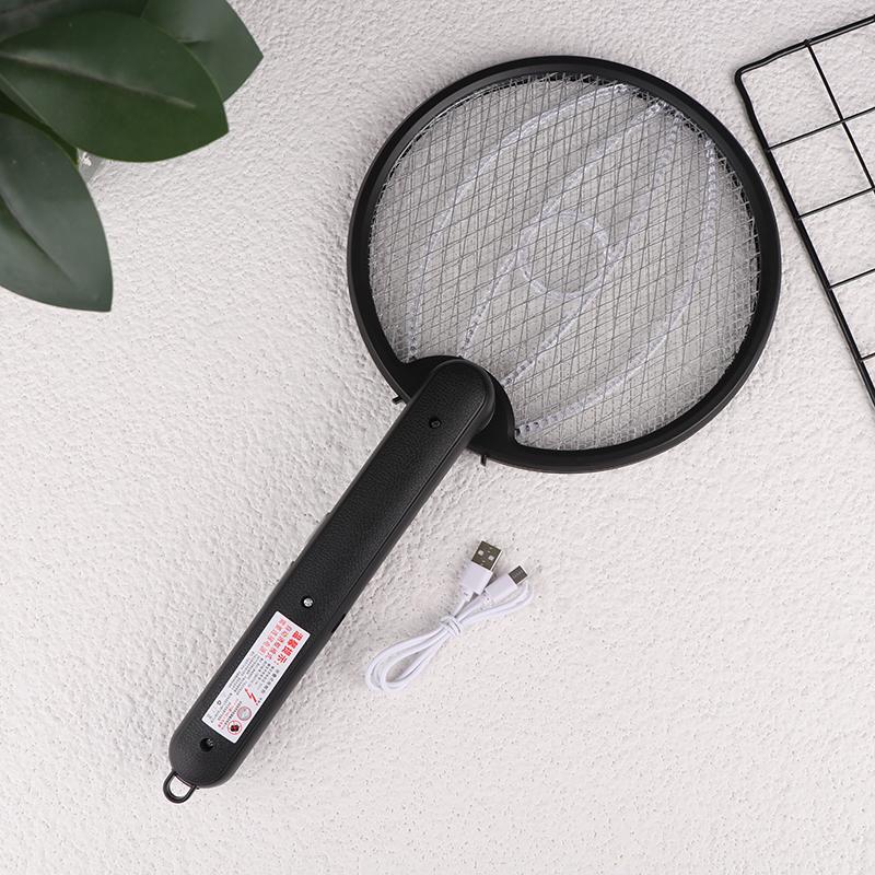 1 Set Mosquito Zapper Foldable Bug Zapper Racket Mosquito Rechargeable For Indoor Outdoor Electric Fly Swatter Racket