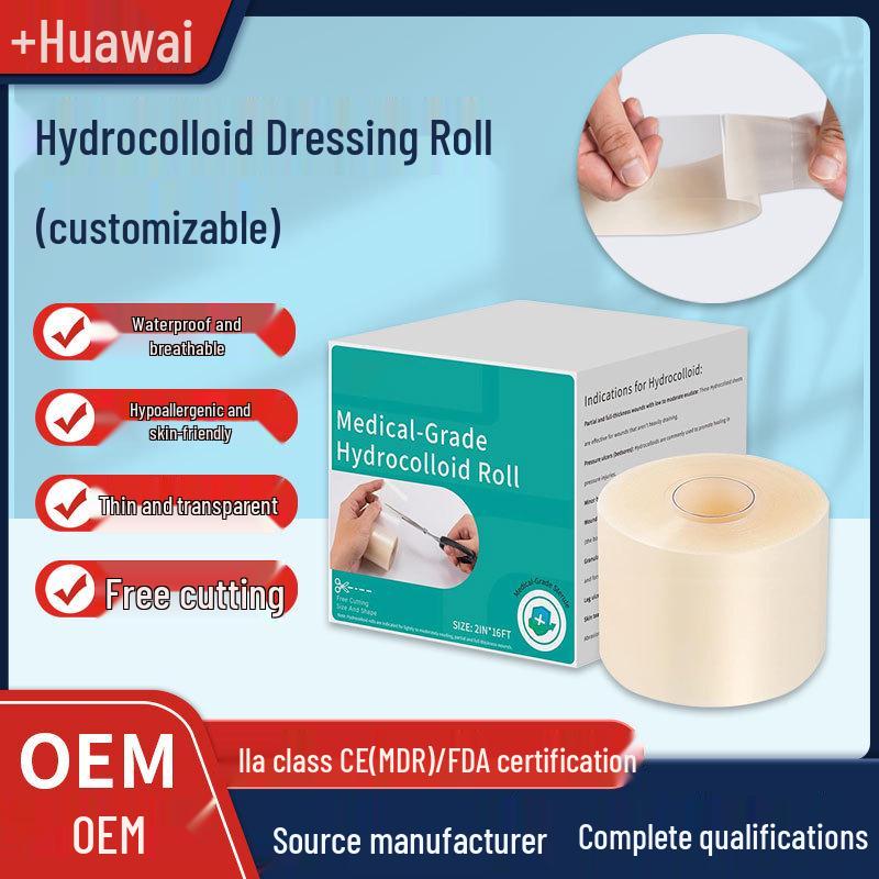 Adesivo Hidrocoloide Transparente para Acne - Rolo de Curativo para Espinhas