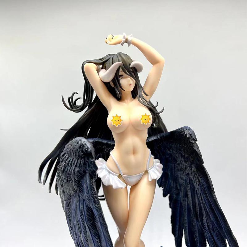 24 CM Anime Overlord Albedo Sexy Girls PVC Action Figure Collection Modello Squisito Decorazione Regalo