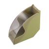 Hand Drip Coffee Filter Paper Holder Rack with Acrylic Clear Cover Dispenser for Cone and Fan Style Coffee Filters