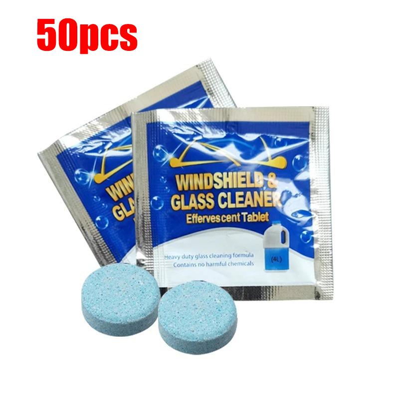 Solid Cleaner Car Windscreen Cleaner Effervescent Tablet Auto Wiper Glass Solid Cleaning Concentrated Tablets Detergent