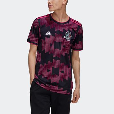 Adidas Soccer Jerseys Men's Black Moderate Straight Fit FT9648