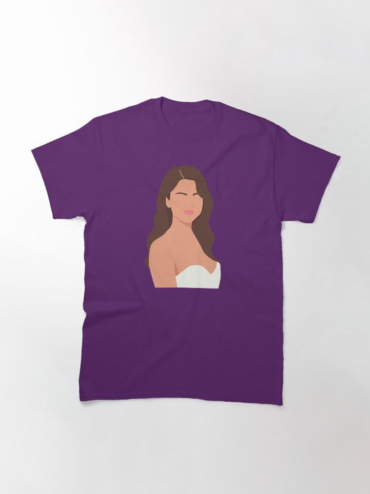 Selena Gomez Lineless Illustration Classic T-Shirt