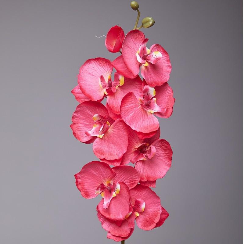 8Heads Butterfly Orchid Artificial Flower Non-woven Fabric Imitation Flower European Style Phalaenopsis Table Flower Hom