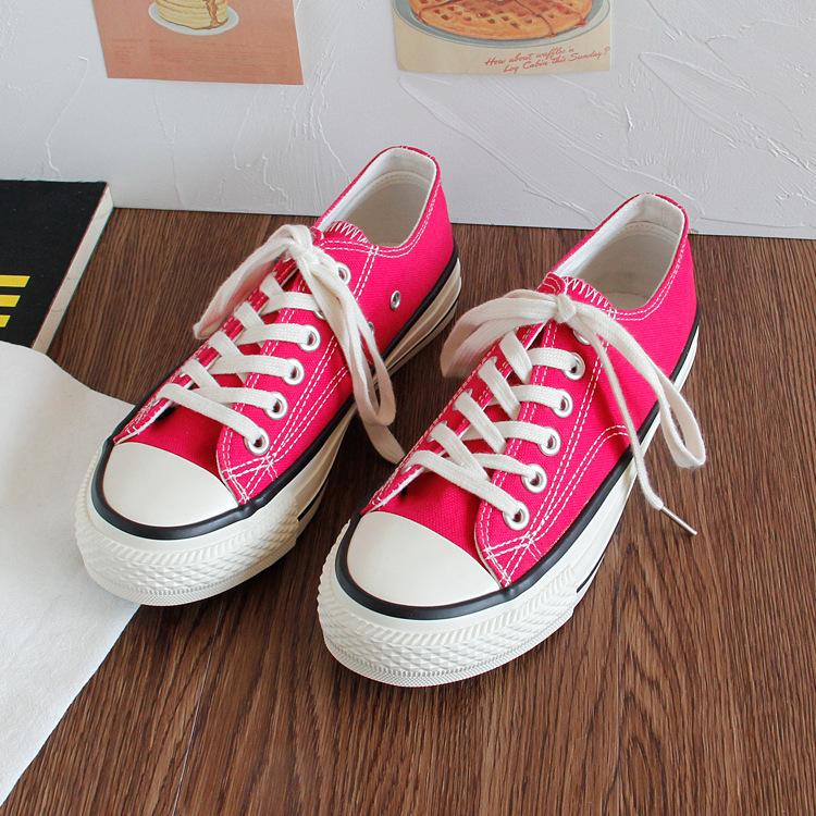 Damen-Segeltuchschuhe, lässig, niedlich, Sneakers, niedrig geschnitten, zum Schnüren, modisch, bequem zum Gehen