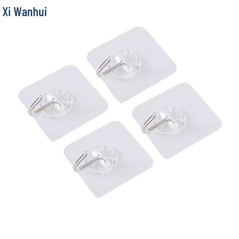 Transparent Seamless Adhesive Hooks