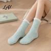 Warm Winter Gift for Women Thickened Plush Socks Women Soft Coral Fleece Slipper with Velvet Towel Bottom Cushioning Thermal Floor Autumn