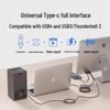 USB4 Thunderbolt 4 Type-C Data Cable, 240W Fast Charge, 40Gbps Transfer, Dual-Headed