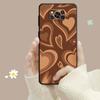Pouzdro pro Xiaomi Poco X3 Nfc X4pro M3 C40 pro Mi 12 11 10 10t 8 Note10 Lite 11ultra 11t F1 Fashion Brown Love Wood Grain Texture