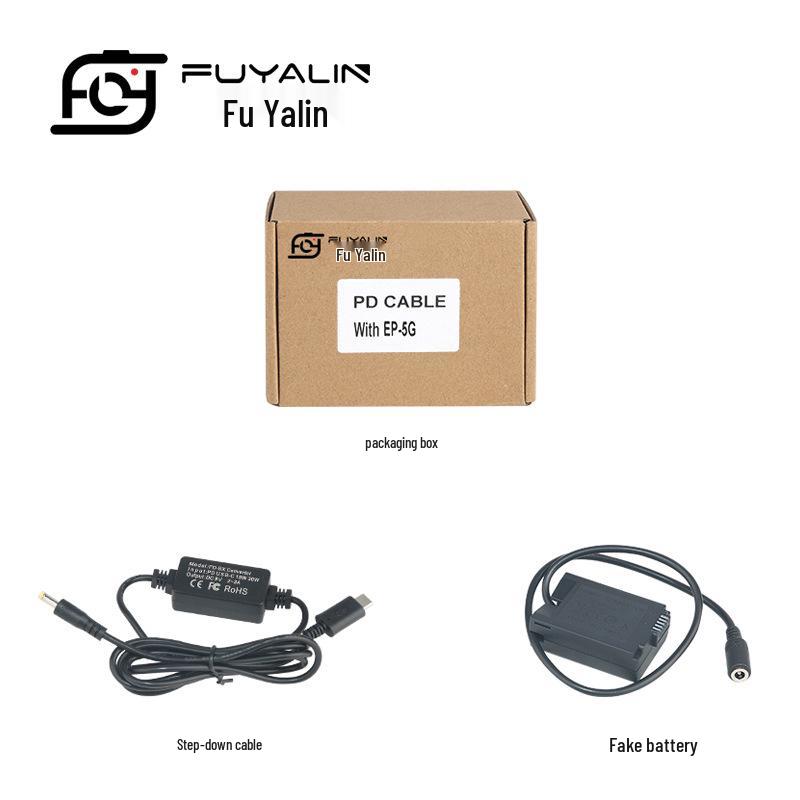 EP5G PD/Type-C Adapter for Nikon Z50/ZFC with EN-EL25 Dummy Battery