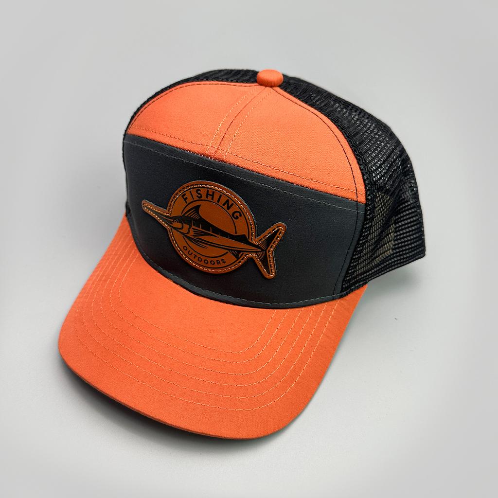 American Hardtop Patch Fishing Mesh Baseball Cap Men'S And Women'S Sunshade Hardtop Color Matching Outdoor Truck Hat