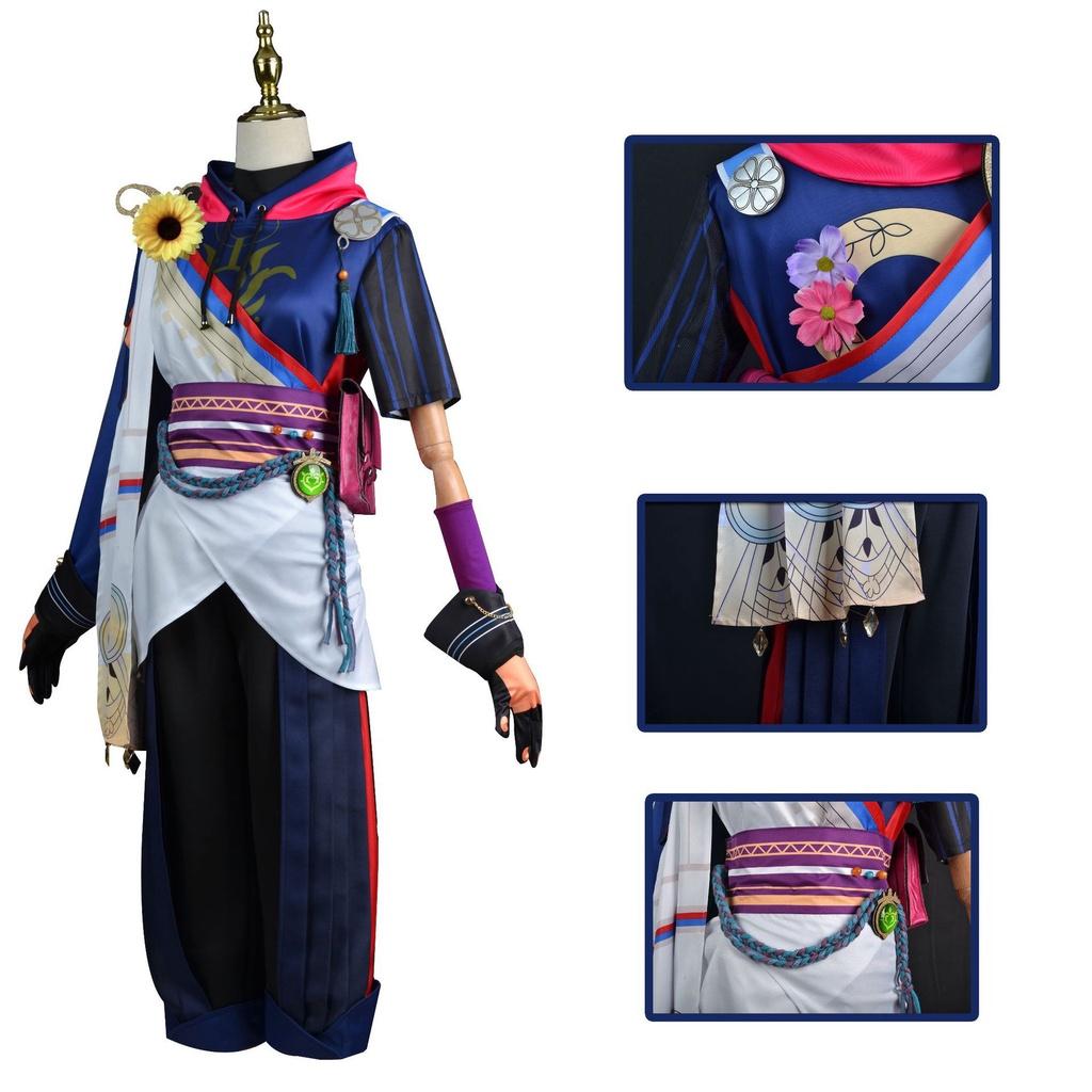 Halloween Genshin Impact Tighnari Cosplay Costume Set High-quality And Highly Restored Uniform