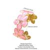 Retro French Floral Oil Paint Bracelet Gold Plated High Quality Stainless Steel Jewelry for Women Prom Accessory