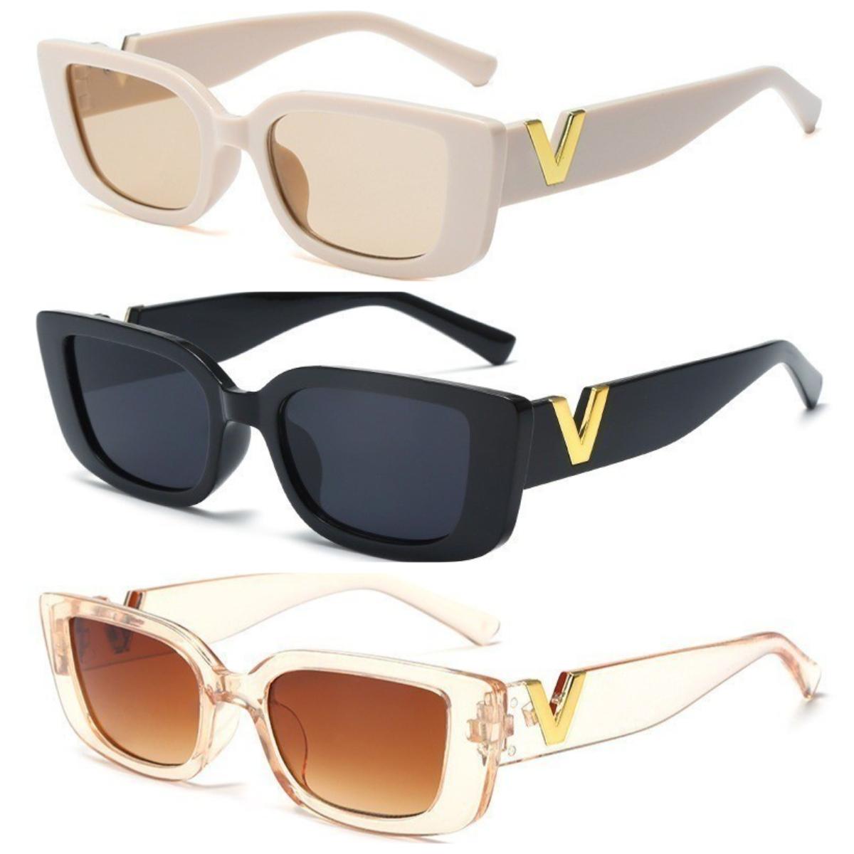 

3 шт. Солнцезащитные очки для женщин и мужчин для улицы, для отпуска, солнцезащитные очки, антирадиационные очки