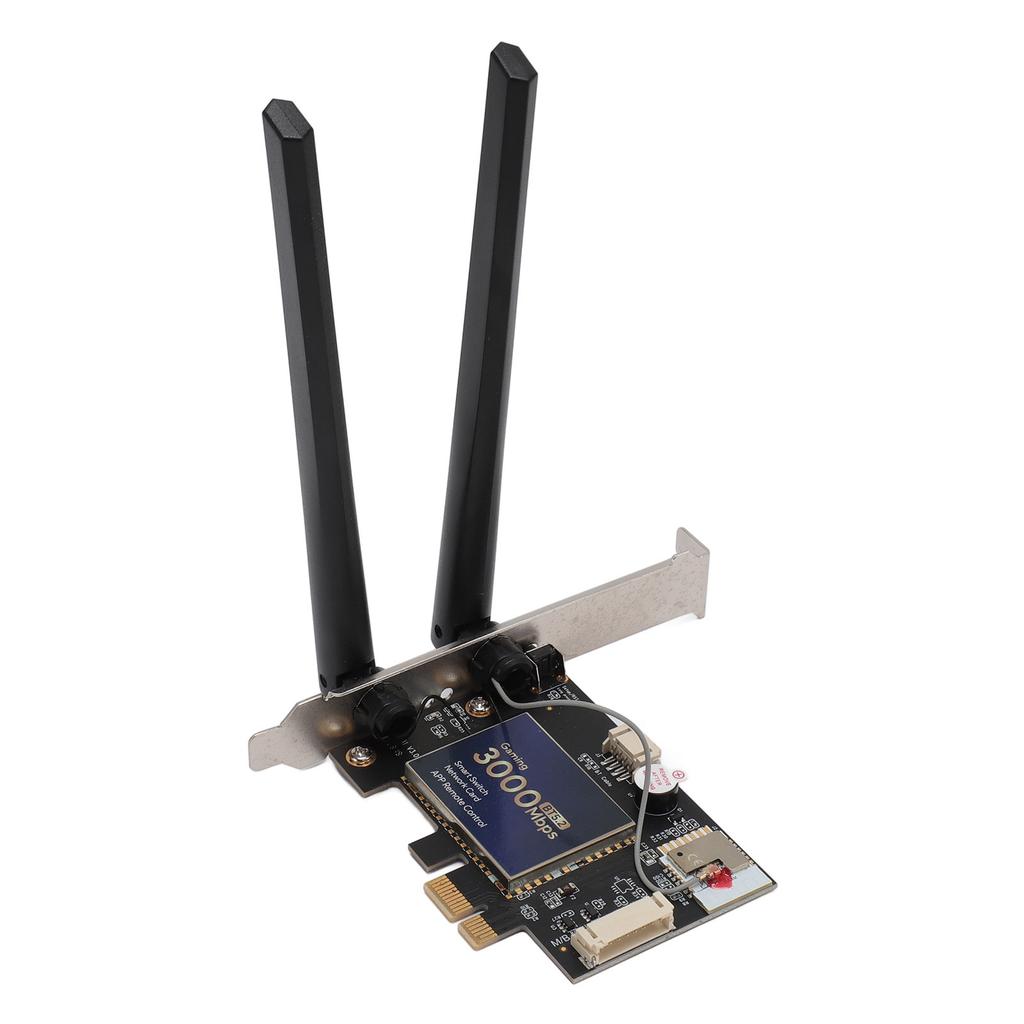 AX3000 WiFi 6 PCIe Card 2.4Ghz 5.8Ghz Bluetooth 5.2 Support OFDMA MU MIMO Smart APP Remote Control PCIE Wireless